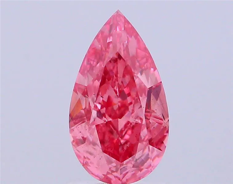 2.01ct Pear Lab Grown Diamond (Colour Fancy Vivid Pink, Clarity SI2, IGI Certified)
