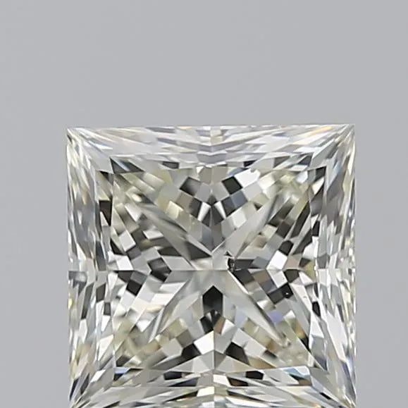 2.01ct Princess Natural Diamond (Colour J, Clarity VS2, HRD Certified)