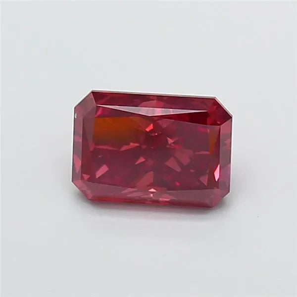 2.01ct Radiant Lab Grown Diamond (Colour Fancy Vivid Red, Clarity VVS2, IGI Certified)