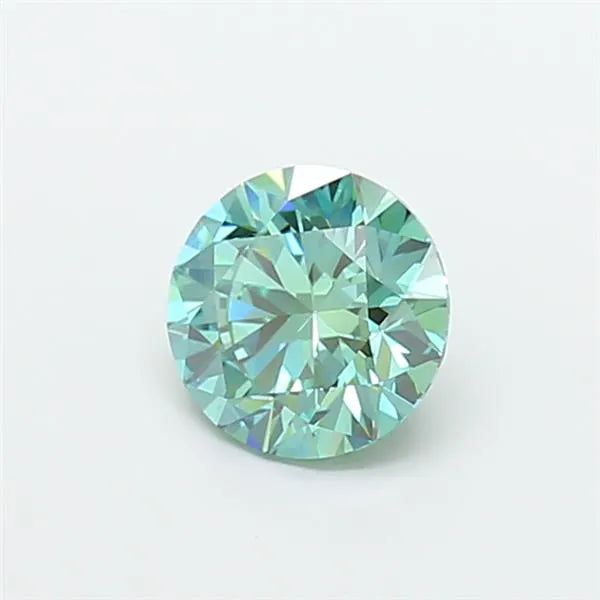 2.01ct Round Lab Grown Diamond (Colour Fancy Vivid Green, Clarity VS2, Cut EX, IGI Certified)