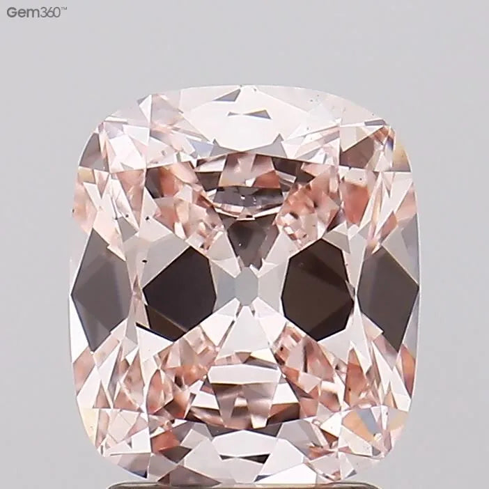 2.05ct Cushion brilliant Lab Grown Diamond (Colour Fancy Light Pink, Clarity VS2, IGI Certified)