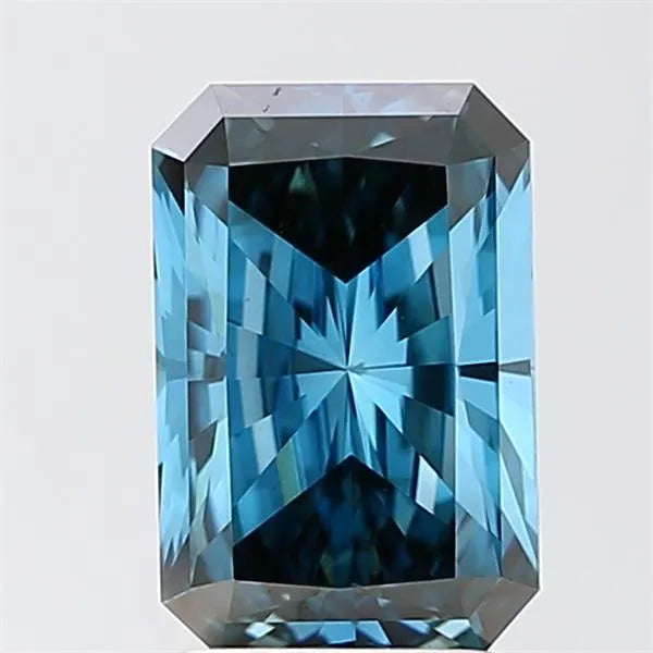 2.07ct Radiant Lab Grown Diamond (Colour Fancy Deep Blue, Clarity VS1, IGI Certified)