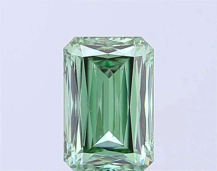2.07ct Radiant Lab Grown Diamond (Colour Fancy Vivid Green, Clarity VS2, IGI Certified)