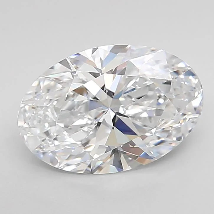 2.08ct Oval Lab Grown Diamond (Colour D, Clarity IF, Cut EX, IGI Certified)