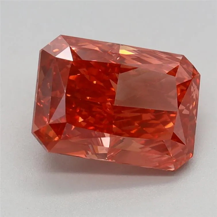 2.30ct Radiant Lab Grown Diamond (Colour Fancy Vivid Pink, Clarity VVS2, IGI Certified)