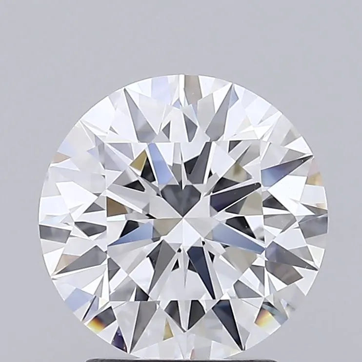 2.50ct Round Lab Grown Diamond (Colour D, Clarity IF, Cut ID, IGI Certified)