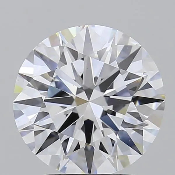 2.51ct Round Lab Grown Diamond (Colour D, Clarity IF, Cut ID, IGI Certified)