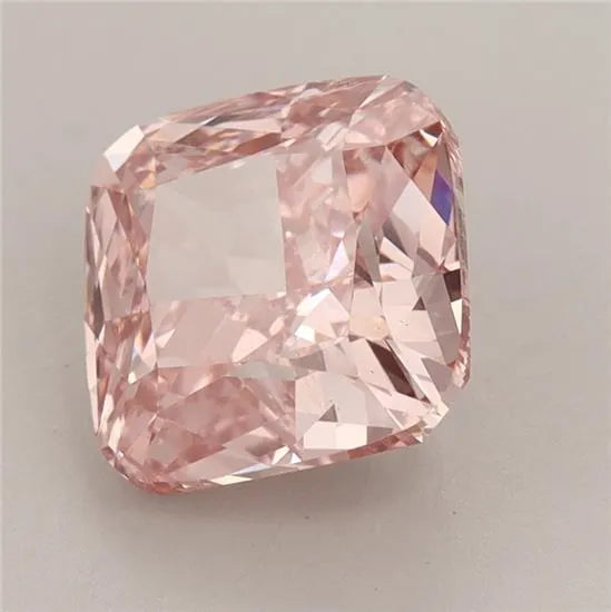 2.71ct Cushion brilliant Lab Grown Diamond (Colour Fancy Vivid Pink, Clarity VS1, IGI Certified)