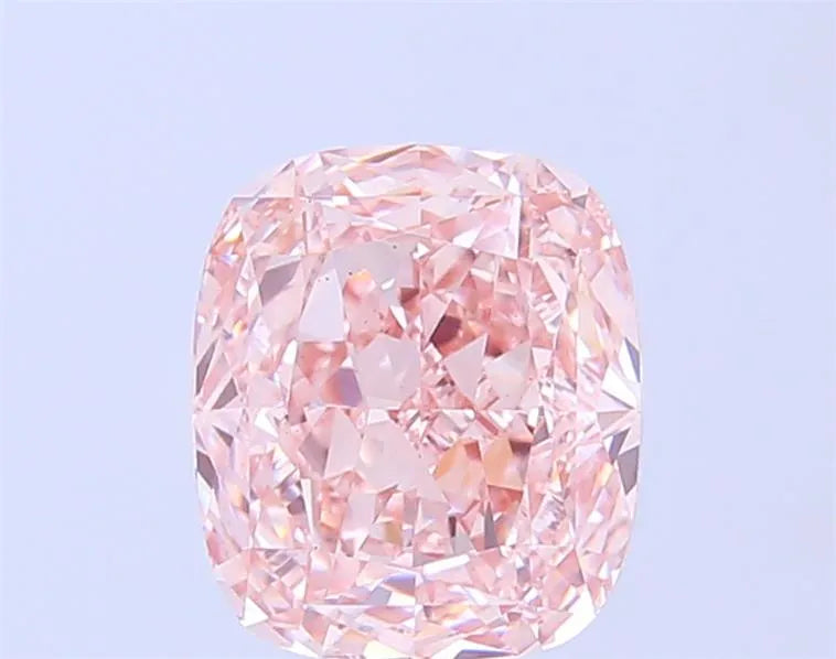 2.75ct Cushion modified Lab Grown Diamond (Colour Fancy Brownish Pink, Clarity VS2, IGI Certified)