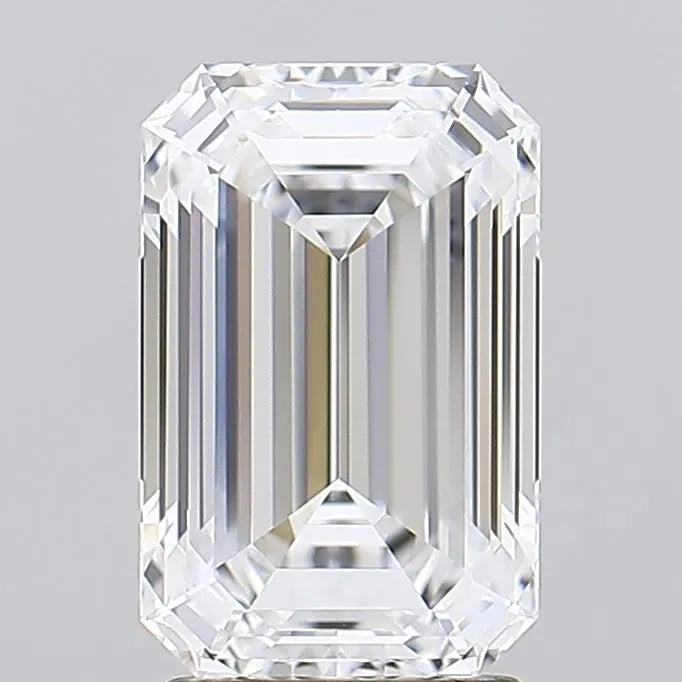 2.83ct Emerald Lab Grown Diamond (Colour D, Clarity IF, IGI Certified)