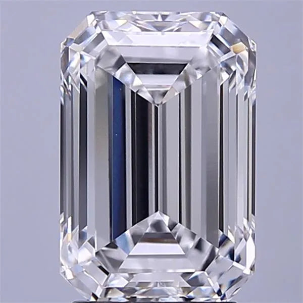 2.83ct Emerald Lab Grown Diamond (Colour D, Clarity VVS1, IGI Certified)