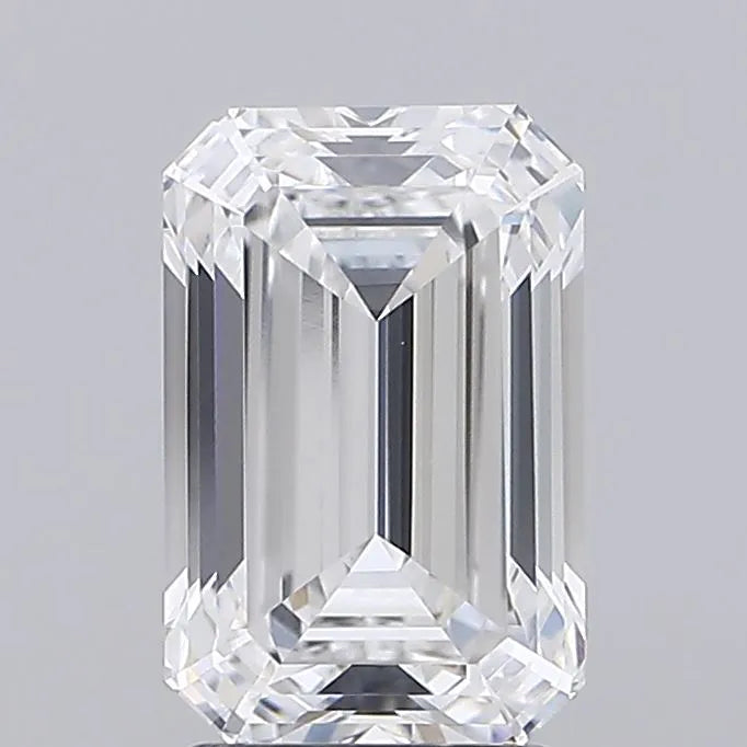 2.88ct Emerald Lab Grown Diamond (Colour D, Clarity VVS1, IGI Certified)