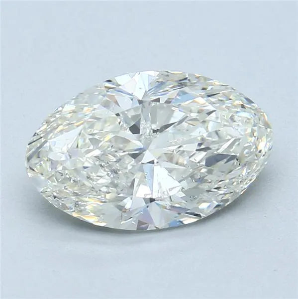 2.90ct Oval Natural Diamond (Colour G, Clarity SI1, EGL Certified)