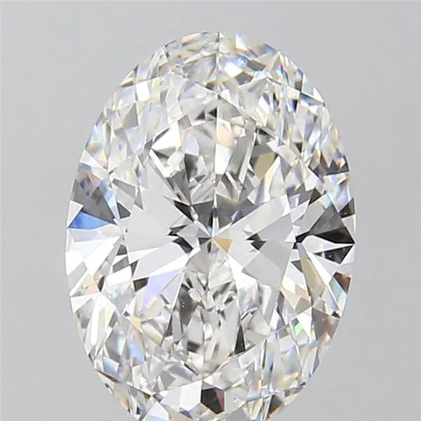 2.97ct Oval Lab Grown Diamond (Colour E, Clarity VVS2, IGI Certified)