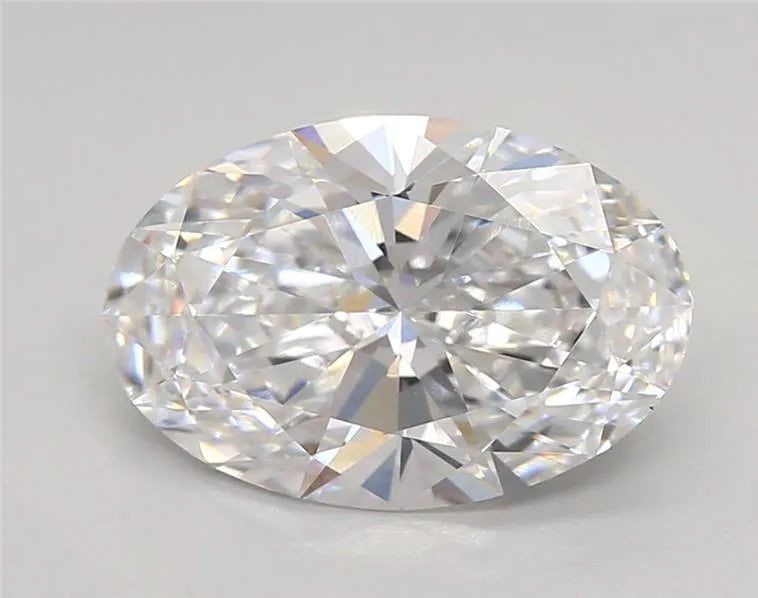 3.00ct Oval Lab Grown Diamond (Colour D, Clarity VVS2, Cut EX, GIA Certified)