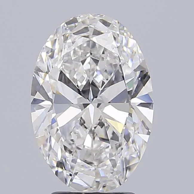 3.00ct Oval Lab Grown Diamond (Colour E, Clarity VS1, IGI Certified)