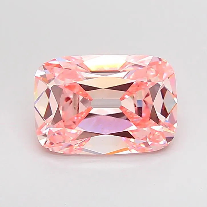 3.01ct Cushion brilliant Lab Grown Diamond (Colour Fancy Intense Pink, Clarity VS1, IGI Certified)