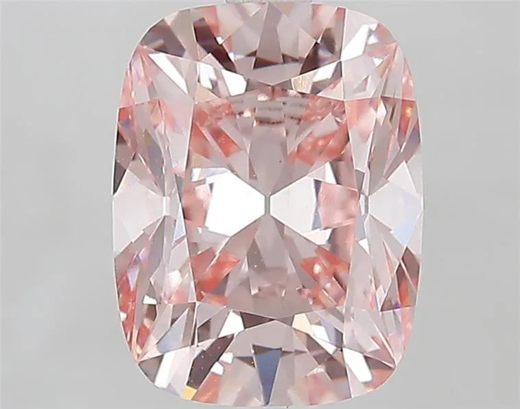 3.02ct Cushion brilliant Lab Grown Diamond (Colour Fancy Intense Pink, Clarity VS1, IGI Certified)
