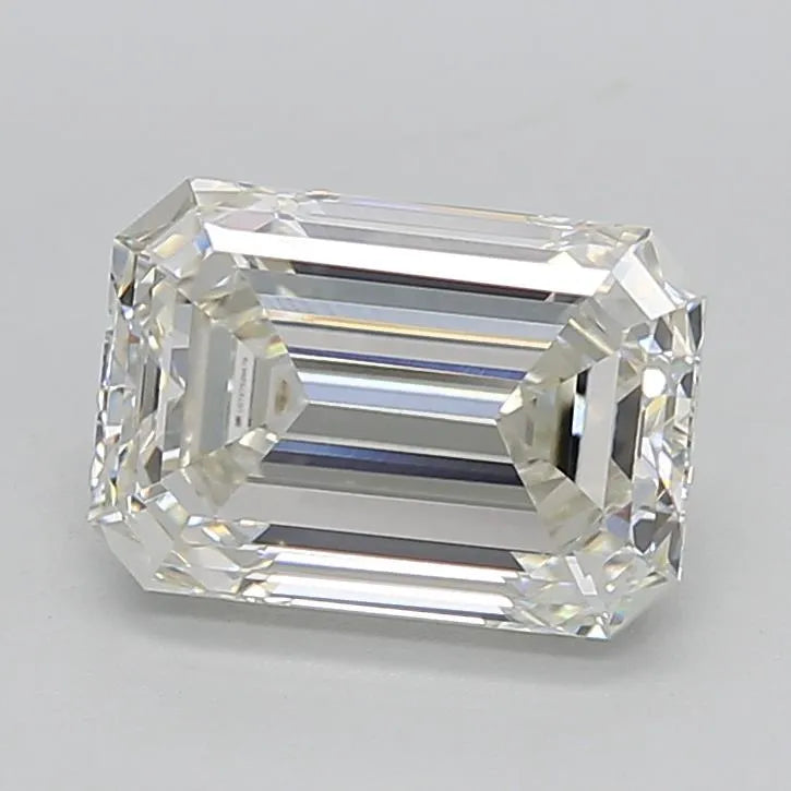 3.02ct Emerald Lab Grown Diamond (Colour H, Clarity VVS2, IGI Certified)