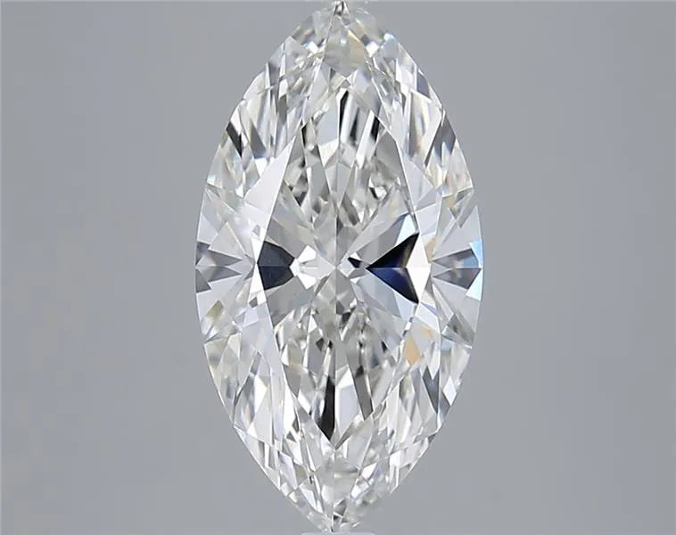 3.04ct Marquise Lab Grown Diamond (Colour G, Clarity VVS2, IGI Certified)