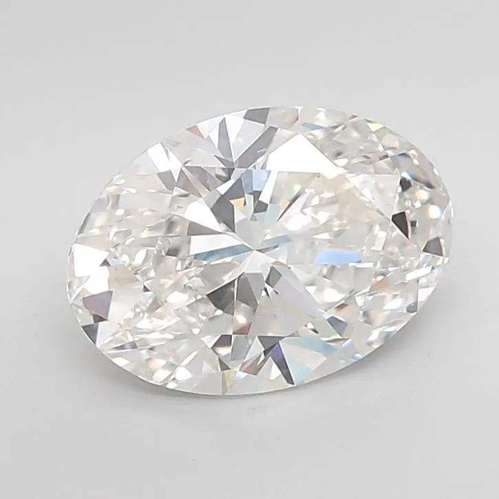 3.04ct Oval Lab Grown Diamond (Colour F, Clarity VVS2, IGI Certified)