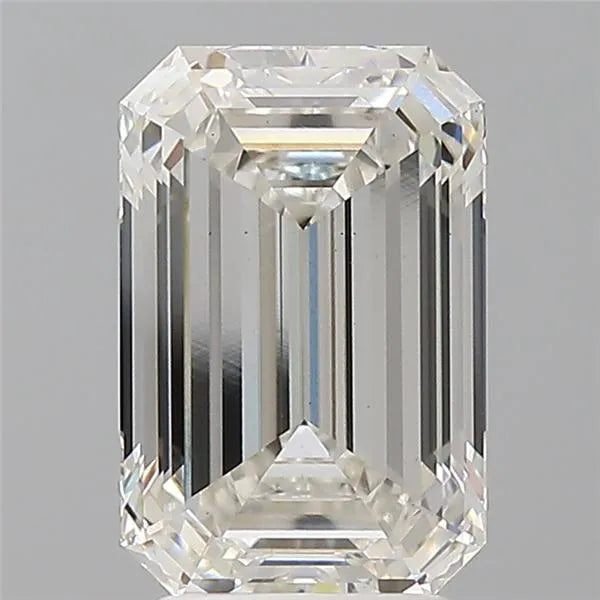 3.08ct Emerald Lab Grown Diamond (Colour G, Clarity VS1, IGI Certified)