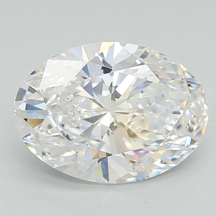 3.73ct Oval Lab Grown Diamond (Colour E, Clarity VVS1, GIA Certified)