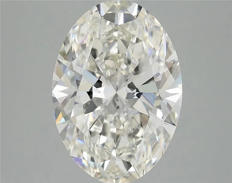 4.10ct Oval Lab Grown Diamond (Colour H, Clarity VS2, IGI Certified)