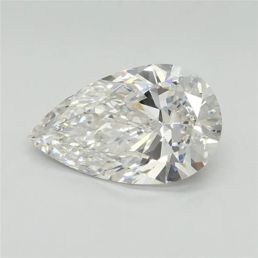 4.13ct Pear Lab Grown Diamond (Colour F, Clarity VS1, Cut ID, GSI Certified)