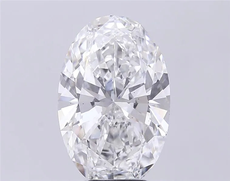 5.00ct Oval Lab Grown Diamond (Colour F, Clarity VS2, IGI Certified)