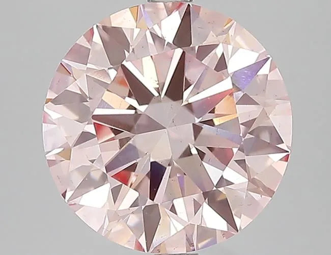 5.00ct Round Lab Grown Diamond (Colour Fancy Intense Pink, Clarity VS2, Cut EX, IGI Certified)