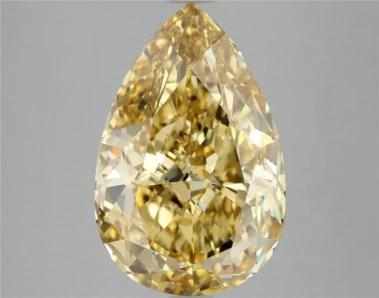 5.10ct Pear Lab Grown Diamond (Colour Fancy Intense Yellow, Clarity VS1, IGI Certified)