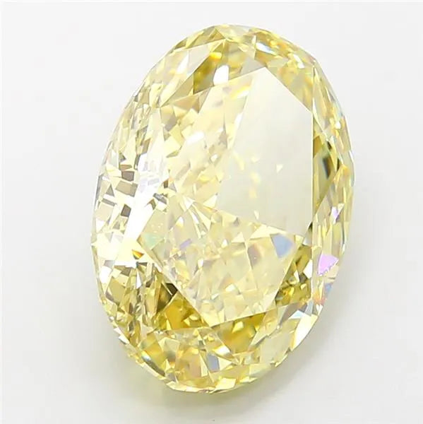 5.72ct Oval Lab Grown Diamond (Colour Fancy Intense Yellow, Clarity VS1, IGI Certified)
