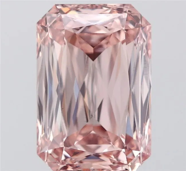 5.83ct Radiant Lab Grown Diamond (Colour Fancy Pink Brown, Clarity VS1, IGI Certified)